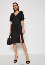 femmes robe en jersey noir 006BT176 Anna Field - Image 4