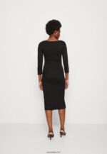 femmes robe en jersey noir 006BT178 Anna Field - Image 3