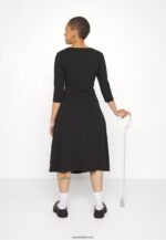 femmes robe en jersey noir 006BT181 Anna Field - Image 7