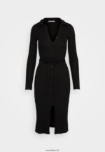 femmes robe en jersey noir 006BT183 Anna Field - Image 5