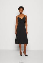 femmes robe en jersey noir 006BT43 Anna Field - Image 2