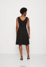 femmes robe en jersey noir 006BT44 Anna Field - Image 3