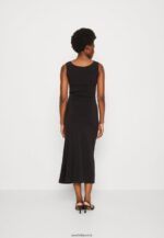 femmes robe en jersey noir 006BT48 Anna Field - Image 3