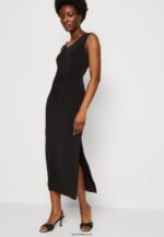 femmes robe en jersey noir 006BT48 Anna Field - Image 4