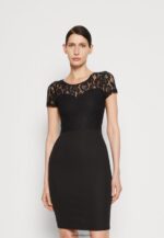 femmes robe en jersey noir 006BT58 Anna Field