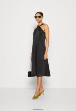 femmes robe en jersey noir 006BT59 Anna Field - Image 2