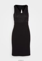 femmes robe en jersey noir 006BT63 Anna Field - Image 5