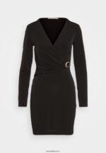 femmes robe en jersey noir 006BT66 Anna Field - Image 5