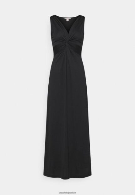 femmes robe en jersey noir 006BT74 Anna Field