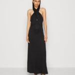 femmes robe en jersey noir 006BT77 Anna Field