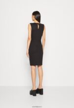 femmes robe en jersey noir/blanc 006BT106 Anna Field - Image 3