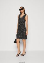 femmes robe en jersey noir/blanc 006BT108 Anna Field - Image 2