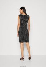 femmes robe en jersey noir/blanc 006BT108 Anna Field - Image 3