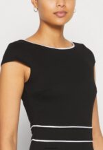 femmes robe en jersey noir/blanc 006BT113 Anna Field - Image 6