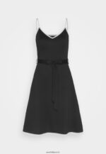 femmes robe en jersey noir/blanc 006BT115 Anna Field - Image 5