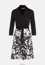 femmes robe en jersey noir/blanc 006BT130 Anna Field - Image 5