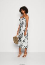 femmes robe en jersey noir/blanc 006BT164 Anna Field - Image 2