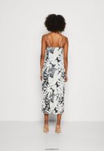 femmes robe en jersey noir/blanc 006BT164 Anna Field - Image 3