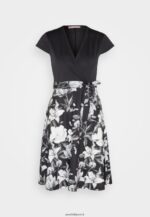 femmes robe en jersey noir/gris/blanc 006BT156 Anna Field - Image 5