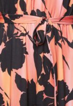 femmes robe en jersey noir/orange 006BT47 Anna Field - Image 6