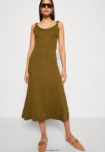 femmes robe en jersey olive 006BT179 Anna Field - Image 4