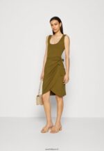femmes robe en jersey olive 006BT97 Anna Field - Image 2