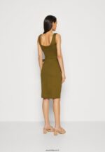 femmes robe en jersey olive 006BT97 Anna Field - Image 3