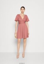 femmes robe en jersey rose 006BT127 Anna Field - Image 2