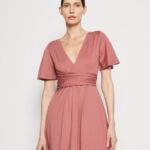 femmes robe en jersey rose 006BT127 Anna Field