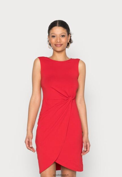 femmes robe en jersey rouge 006BT104 Anna Field