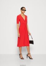 femmes robe en jersey rouge 006BT142 Anna Field - Image 2