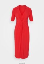 femmes robe en jersey rouge 006BT142 Anna Field - Image 5