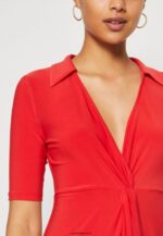 femmes robe en jersey rouge 006BT142 Anna Field - Image 6