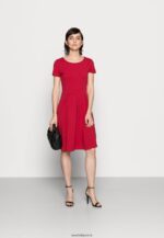 femmes robe en jersey rouge 006BT144 Anna Field - Image 2