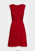 femmes robe en jersey rouge 006BT172 Anna Field - Image 4