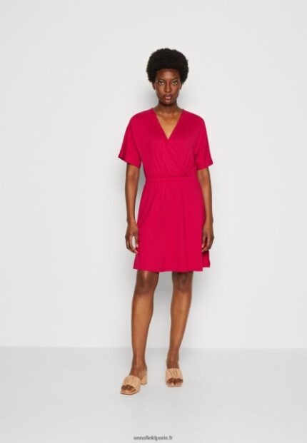 femmes robe en jersey rouge 006BT173 Anna Field