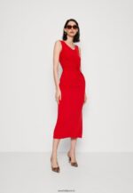 femmes robe en jersey rouge 006BT46 Anna Field - Image 2