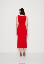 femmes robe en jersey rouge 006BT46 Anna Field - Image 3