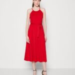femmes robe en jersey rouge 006BT52 Anna Field