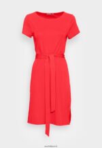 femmes robe en jersey rouge 006BT99 Anna Field - Image 4