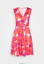 femmes robe en jersey rouge/rose 006BT117 Anna Field - Image 5