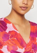 femmes robe en jersey rouge/rose 006BT117 Anna Field - Image 6
