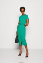 femmes robe en jersey vert 006BT119 Anna Field - Image 2