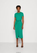 femmes robe en jersey vert 006BT119 Anna Field