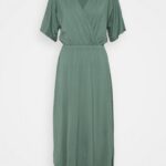 femmes robe en jersey vert 006BT121 Anna Field