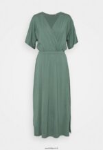 femmes robe en jersey vert 006BT121 Anna Field