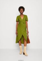 femmes robe en jersey vert 006BT138 Anna Field - Image 2