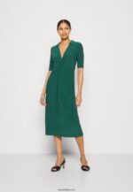 femmes robe en jersey vert 006BT150 Anna Field