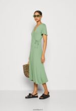 femmes robe en jersey vert 006BT151 Anna Field - Image 2