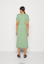femmes robe en jersey vert 006BT151 Anna Field - Image 3